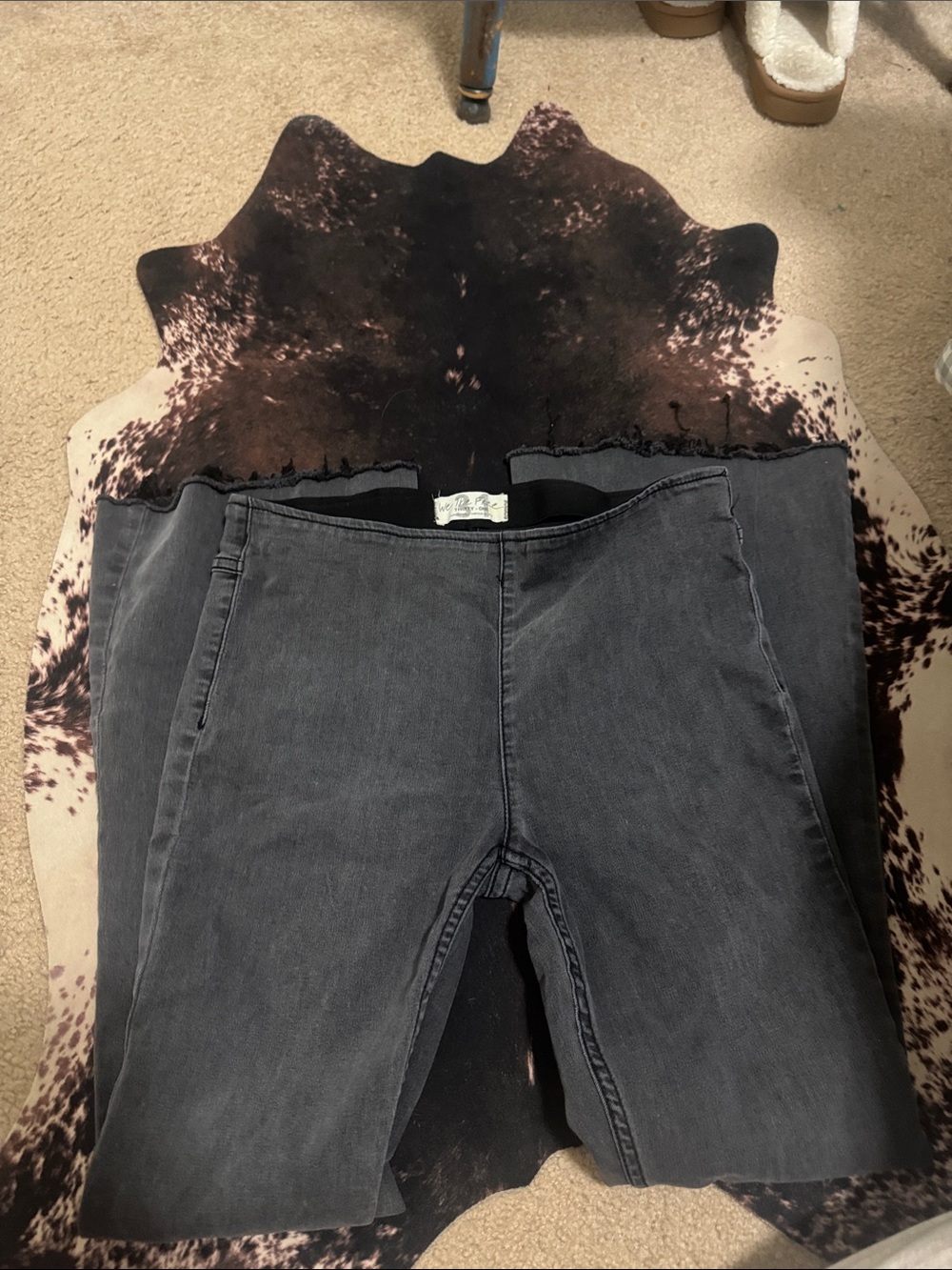 We The Free  Womens Charcoal Stretch Jeans